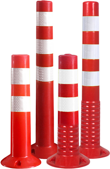 차선규제봉 시선유도 도로 안전봉 갓길 중앙선 주차차단봉 450mm 750mm 앙카볼트포함, 1개