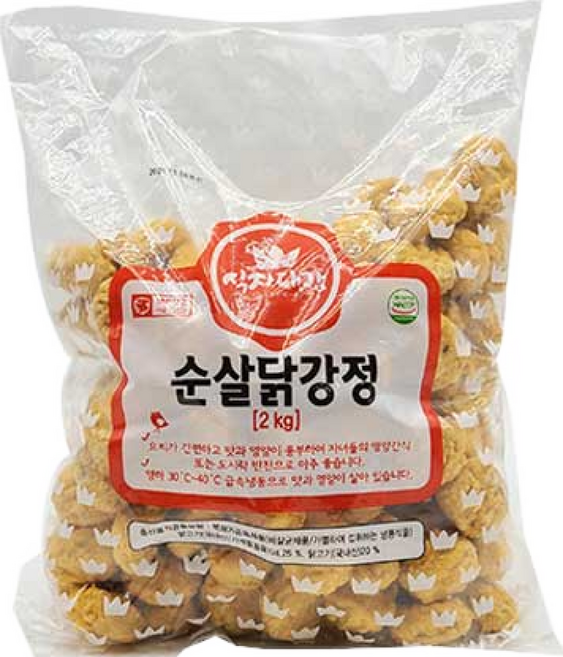 푸드피아 식자대감순살닭강정2KG, 2kg, 1개