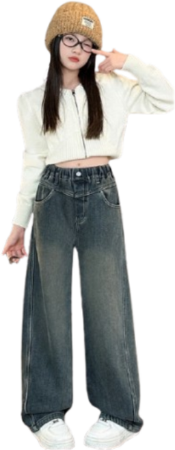 으니미니 주니어 여아 댄스 청바지[1256]