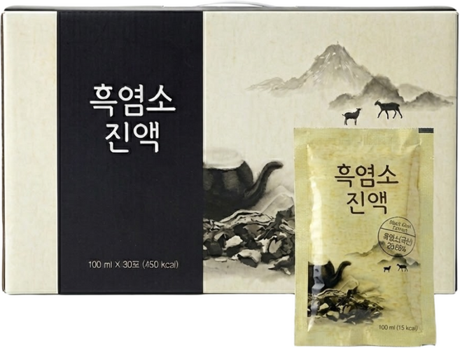 고함량(20%~) 프리미엄 흑염소진액, 30개, 100ml