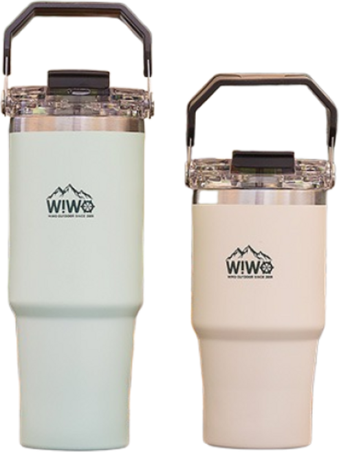 위오 스트로우 텀블러, 900ml, 1개