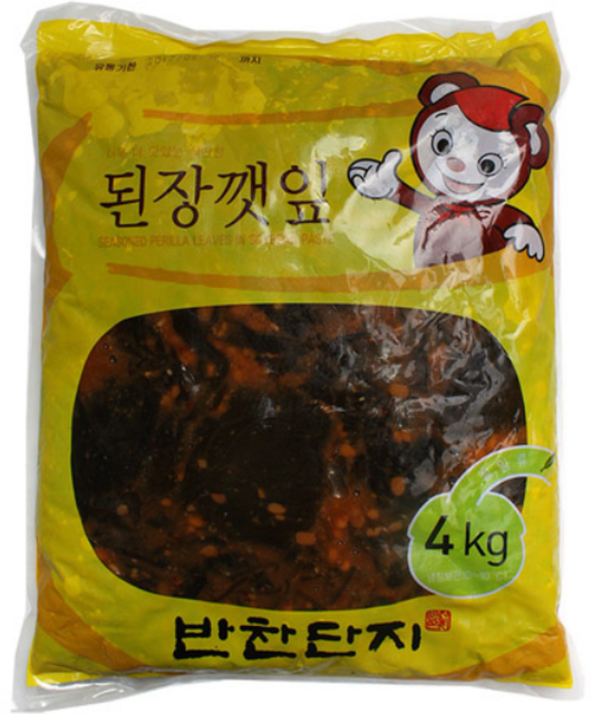 [반찬단지] 된장깻잎 4kg, 1개