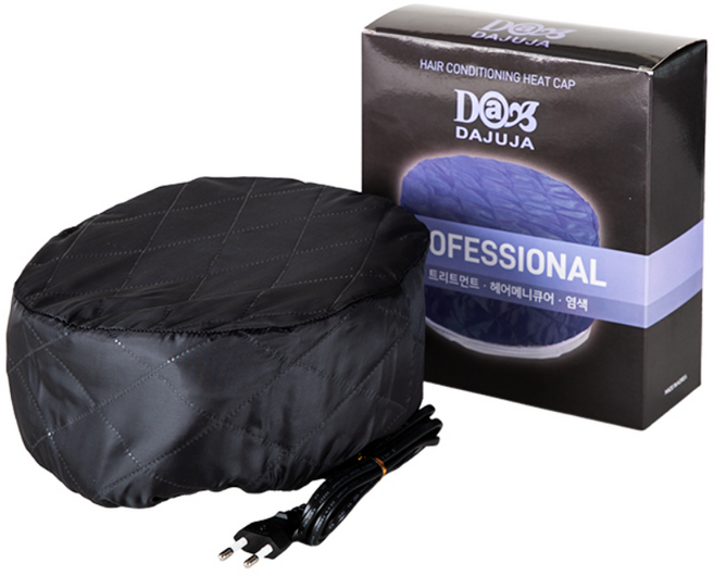 다주자 블랙 검정 전기모자 일반 펌 트리트먼트 TP2022