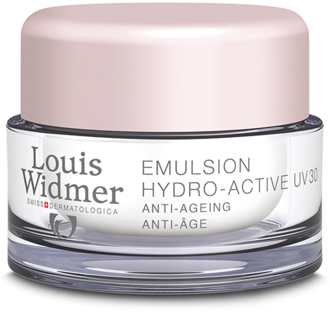Louis Widmer 保濕乳液 水潤活膚 無香 UV30, 50ml, 1個