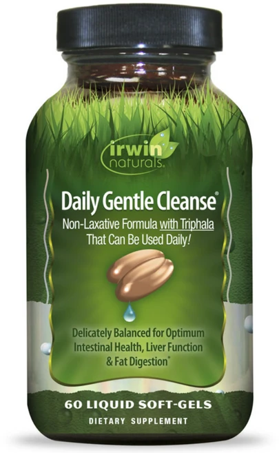 어윈네츄럴스 데일리 젠틀 클렌즈 리퀴드 소프트젤, 1개, 60정 - 쿠팡