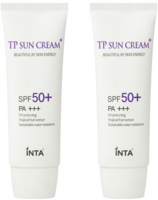 인타 티피 TP 선크림 (SPF50+ PA+++), 2개, 60ml