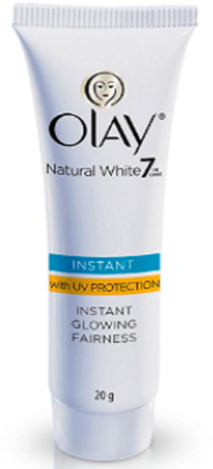 Olay Natural White Light Instant Glowing Fairness Skin Cream, 1개, 20g