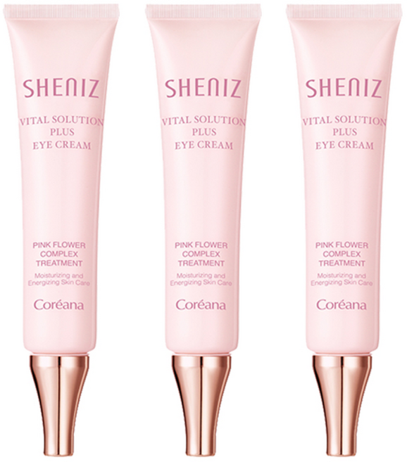코리아나 쉬니즈 바이탈 솔루션 플러스 아이크림, 30ml, 3개