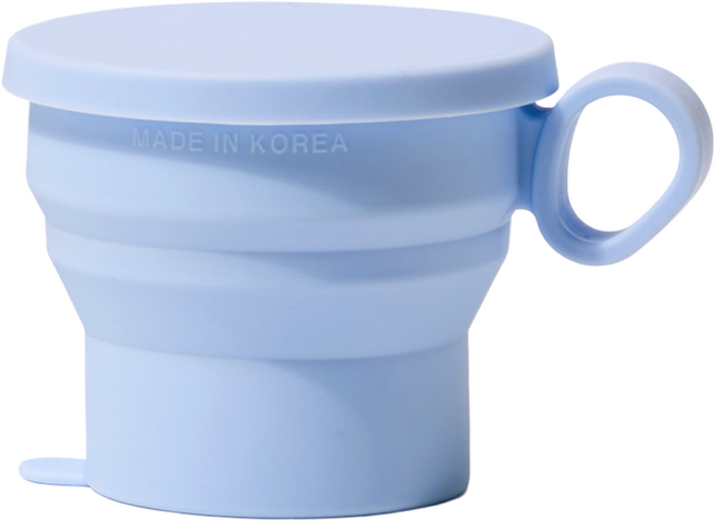 오이사 생리컵 소독컵 보관함 소독보관컵 자바라컵, 1개, 1개입, 중형