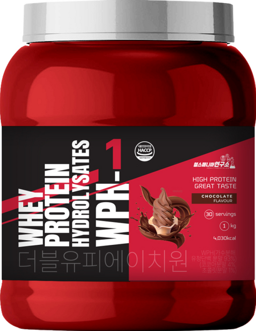 헬스매니아 단백질 헬스보충제 WPH-1 1kg 30회분, 1개