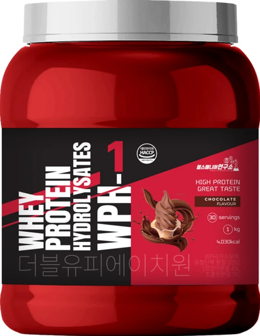 헬스매니아 단백질 헬스보충제 WPH-1 1kg 30회분, 1개 - 쿠팡
