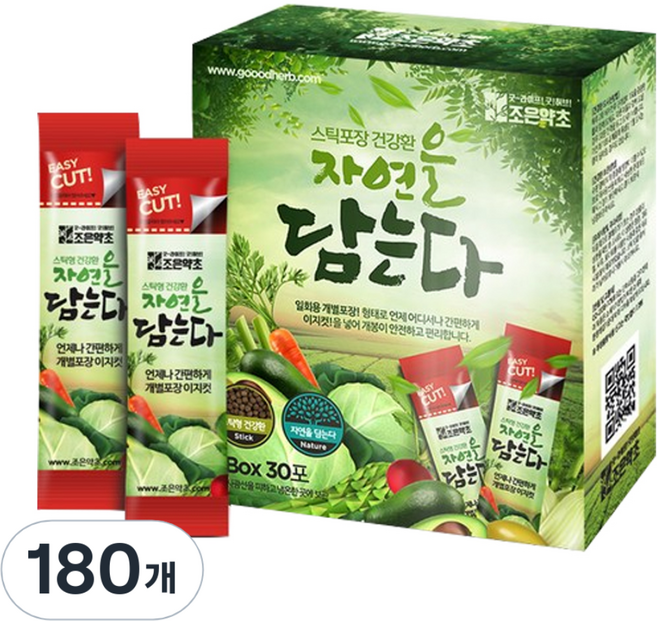 조은약초 프리미엄 뽕잎환 스틱, 180개, 3g