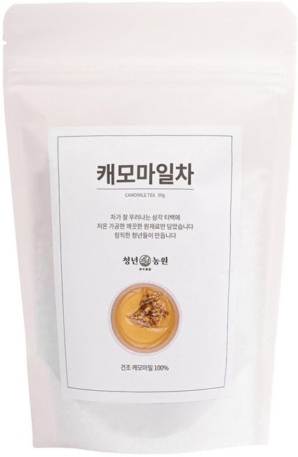 청년농원 캐모마일차 티백, 1g, 50개입, 1개