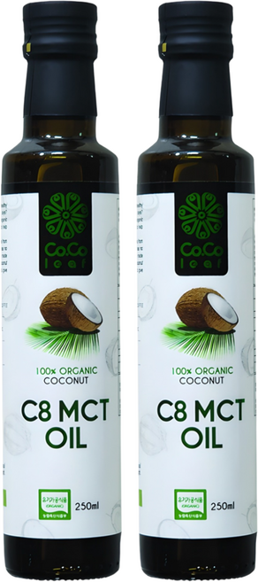코코리프 유기농 MCT 오일 C8 250 mL, 250ml, 2개