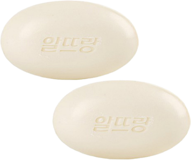 알뜨랑 세면비누 화이트, 130g, 80개입