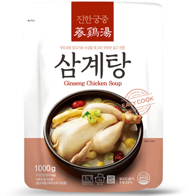 진한식품 궁중 삼계탕, 1kg, 1개