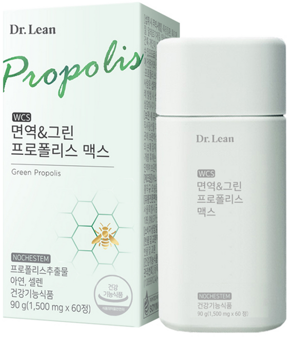 닥터린 WCS 면역 & 그린 프로폴리스 맥스 90g, 60정, 1개