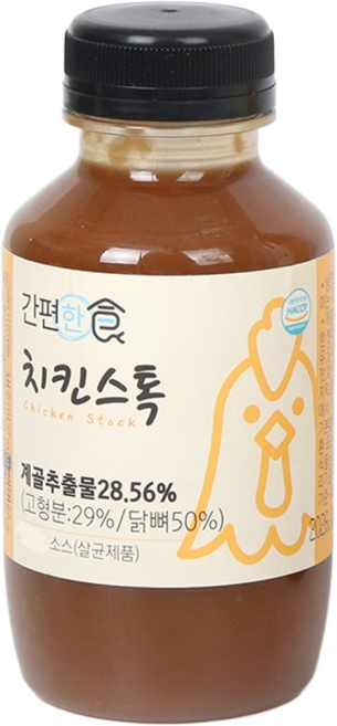 간편한식 치킨 스톡 대용량, 1개, 370ml