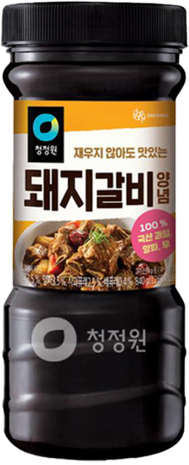 청정원 돼지갈비 840g 1박스 12개