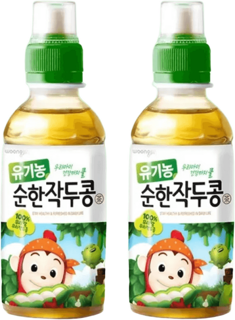 웅진 코코몽 유기농 순한 작두콩차, 200ml, 20개