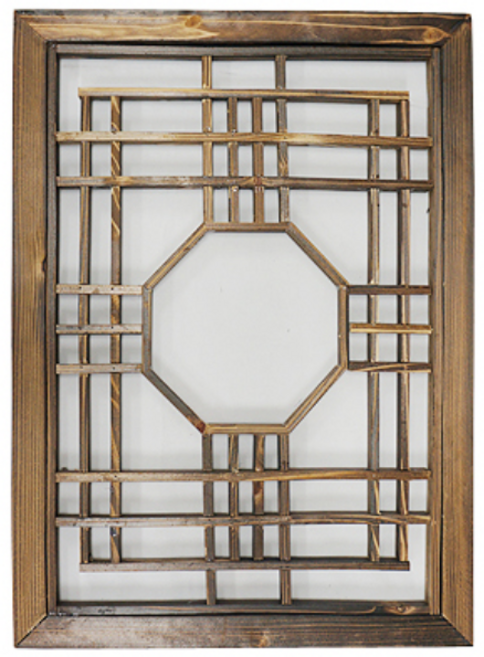 호가 중 소형 한옥문살 모음 전통문살 한옥문살 파티션 고전 창문, 1개