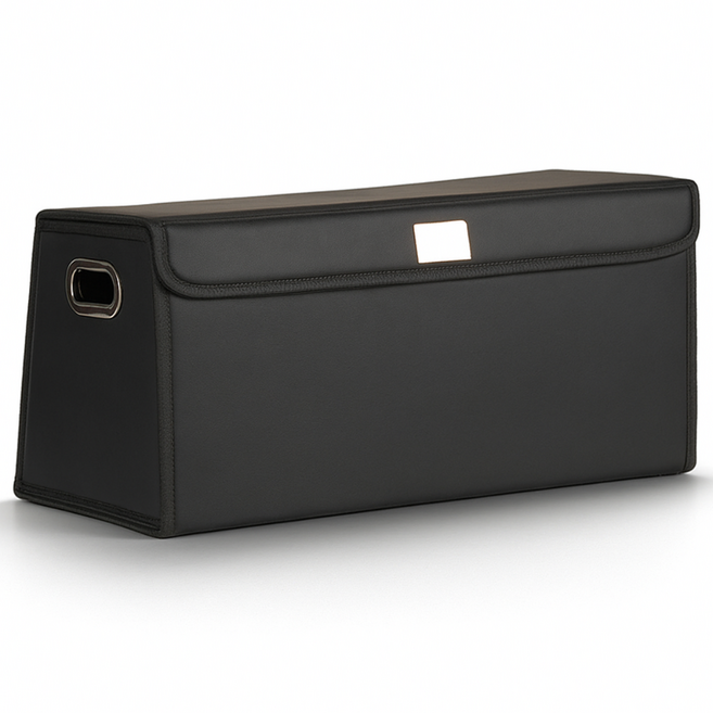 비바베이직 접이식 자동차 트렁크 정리함, 블랙