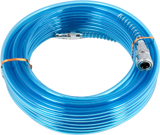 HK 우레탄 연질 에어호스 블루 8파이 X 15M, 1개