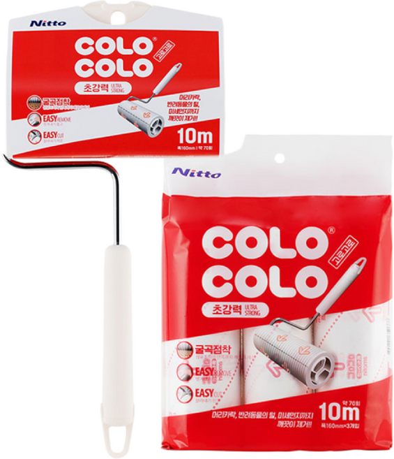 고로고로 테이프크리너 초강력 본체 + 리필 3p, 1세트