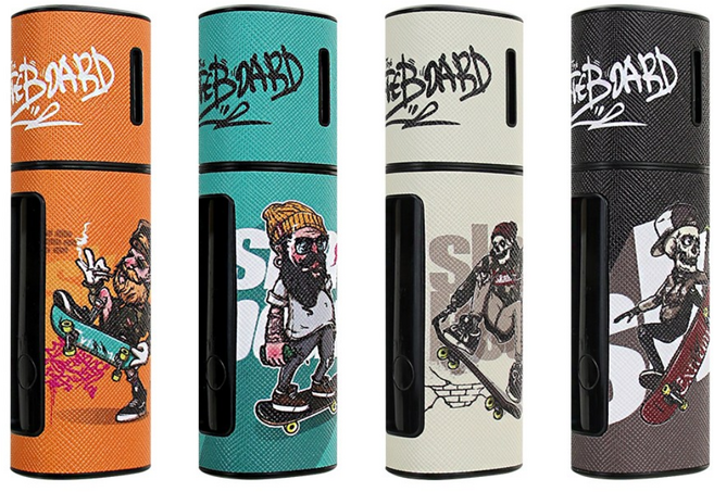 inkostudio릴 하이브리드 3.0 호환용 개성 있는 카툰 스타일 트렌디하게 하드 가죽 케이스