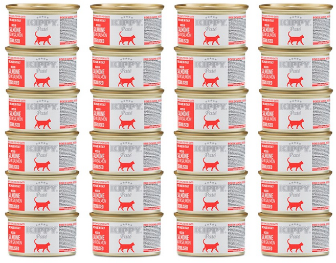 키피 그레인프리 무스 파테 고양이 습식사료, 24개, 85g, 연어