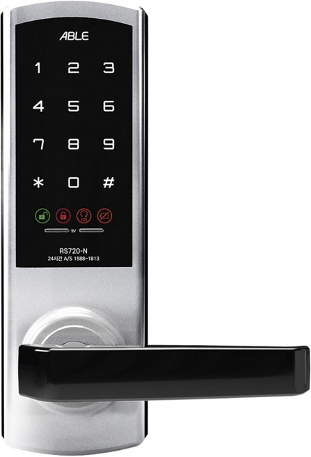 에버넷 RS720-N 미니주키 도어락 번호키, 고객직접설치