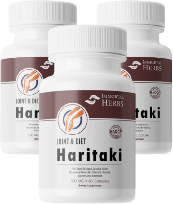 Immortal Herbs 관절 연골 캡슐 프리미엄 가자 추출물과 보스웰리아 커큐민 글루코사민 콘드로이틴 1000mg 캡슐, 60정, 3개