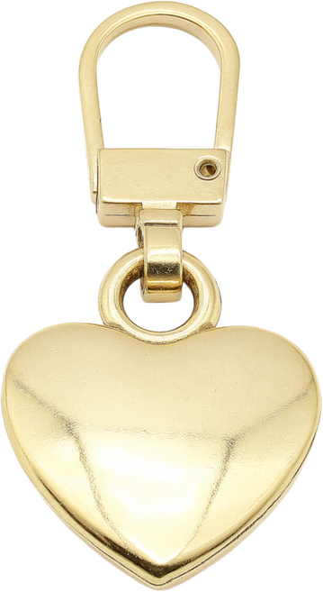 [오소사소] 지퍼고리 수선 3P 한세트(하트 디자인), 3개, 골드