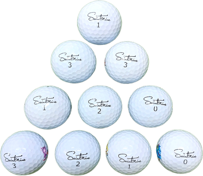 세인트나인 로스트볼 30개, 화이트 A A+혼합, 1개, 40개입