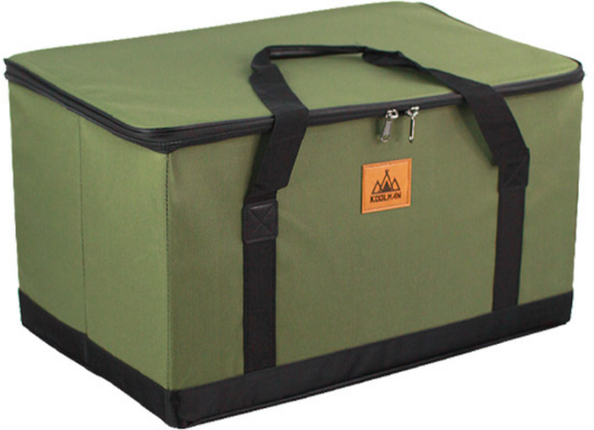 KOOLMAN 다용도 하드케이스 캠핑가방 L, 캠핑가방 L - 올리브그린, 1단, 1개