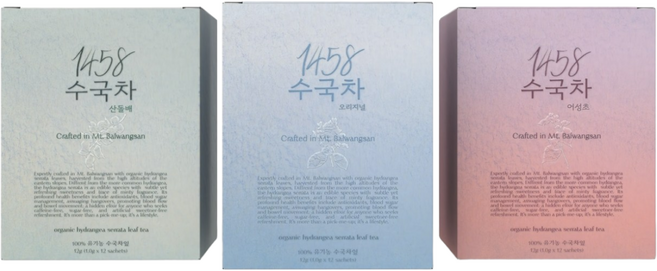 용평밸리 발왕산수국차 (3종혼합세트), 1개, 3개입, 12g