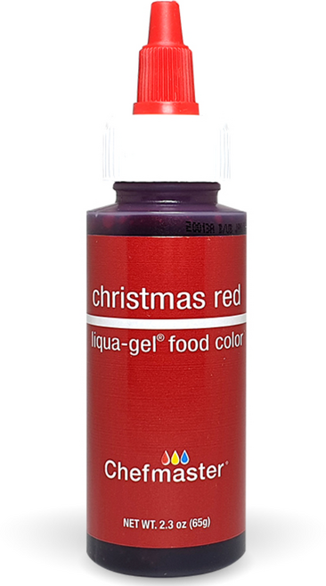 셰프마스터 리쿠아젤 식용색소 크리스마스 레드, 65g, 1개