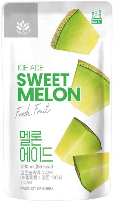 편의점 음료 멜론에이드(빨대포함), 10개, 230ml