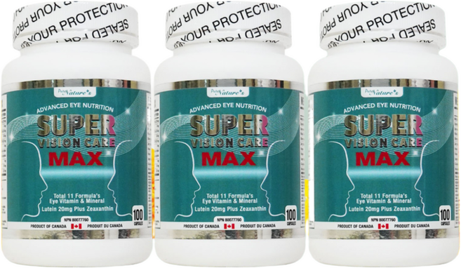 3병 PNC 슈퍼 비전케어맥스 루테인지아잔틴 100정, 3개