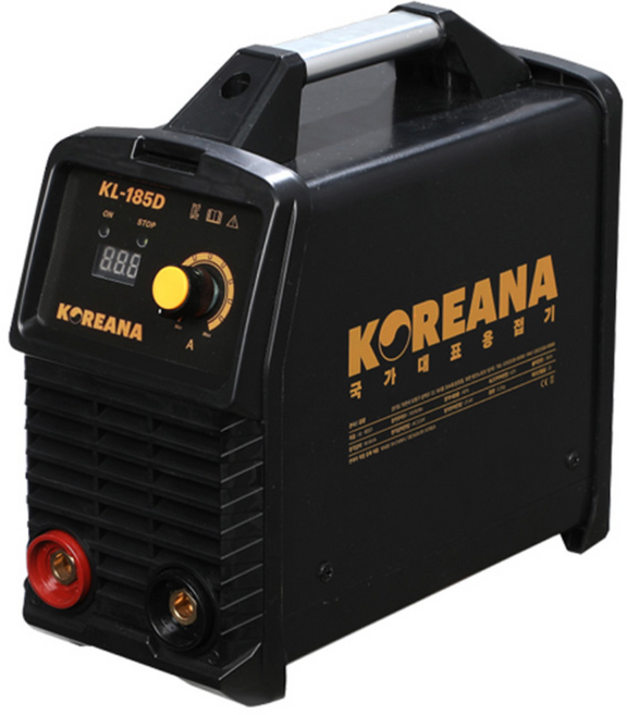 코리아나 아크 용접기 절단기 KL 185D 세트 MMA 인버터 직류 초소형 휴대용 경량, KL185D, 1개