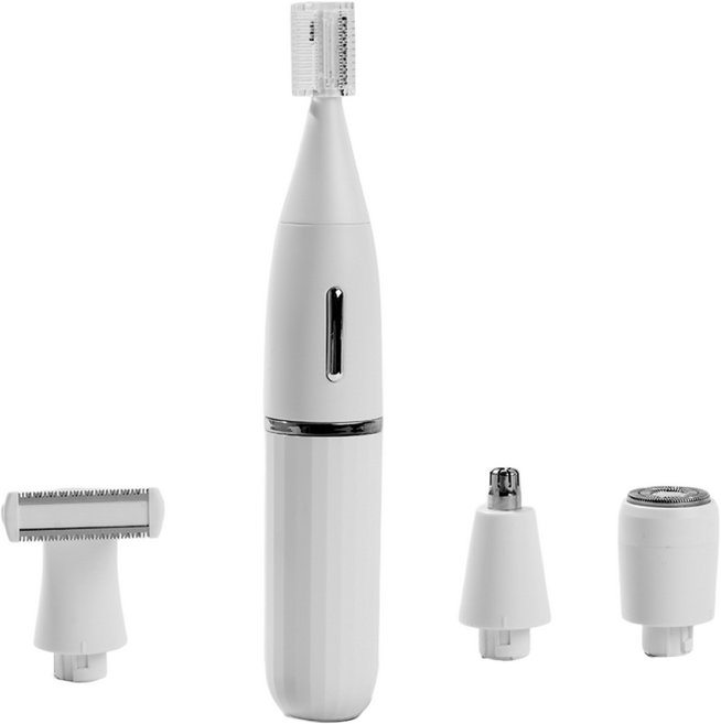 해피센스 전동 눈썹 정리기 눈썹칼 4 in 1제모기, 4 in 1 전동제모기