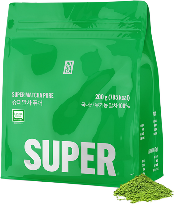 슈퍼말차 퓨어 파우치, 200g, 1개입, 1개
