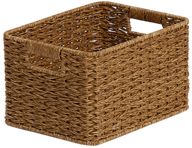 하우스레시피 PP라탄 Ver 2 베이직 바스켓, 브라운, 1개