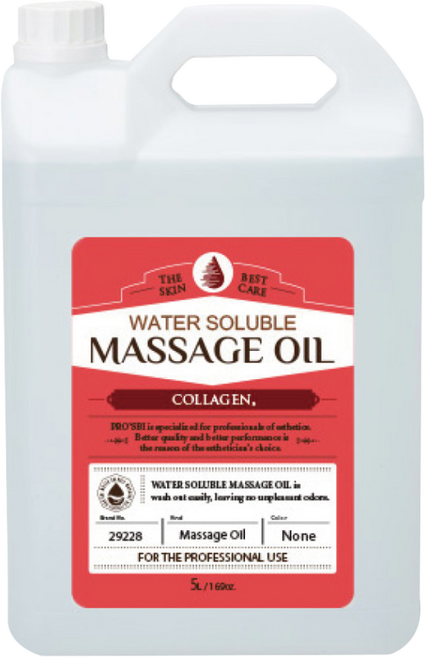 세븐뷰티 워터 솔루블 마사지오일_콜라겐 5L 대용량 바디오일, 1개