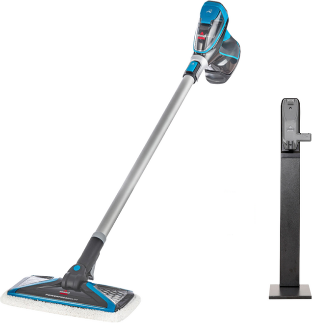 비쎌 스팀청소기 DELUXE 세트 (거치대 추가구성), 그레이블루
