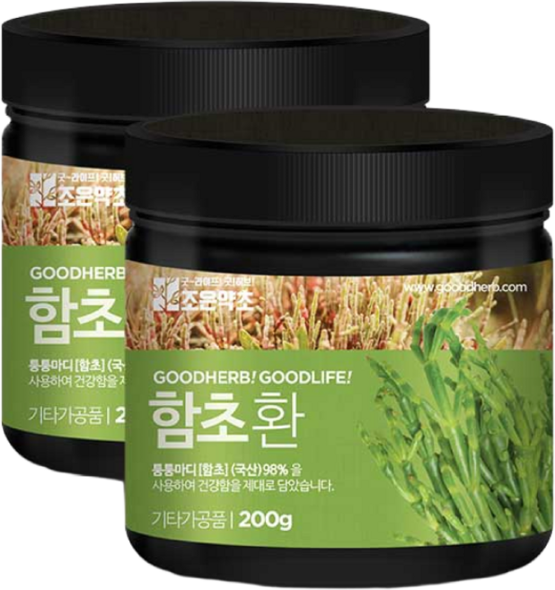 굿허브 프리미엄 함초환, 200g, 2개