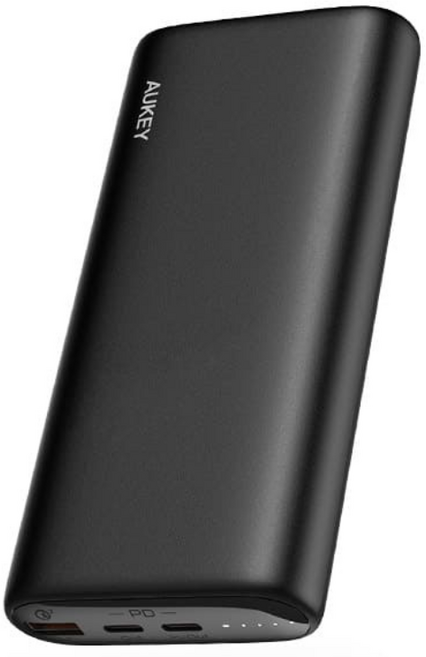 Aukey Essential 20000mAh (PB-Y37) 65W PD 行動電源, 黑色