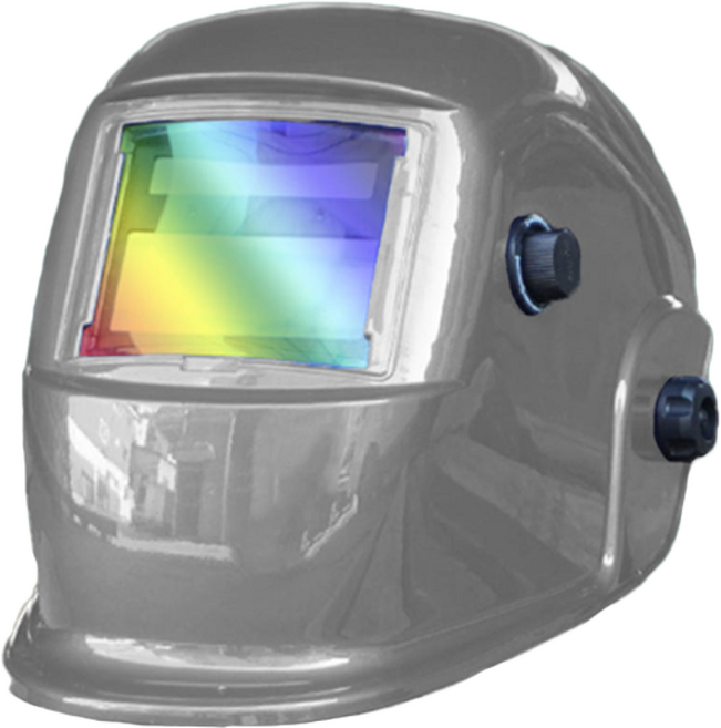콜라보 트루컬러 마스크 보호면 헬맷 자동 차광 용접면 XDH6, 흰색, 1개
