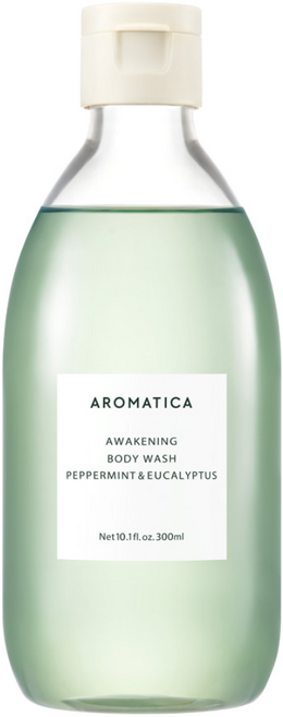 아로마티카 어웨이크닝 바디워시 페퍼민트 유칼립투스, 300ml, 1개