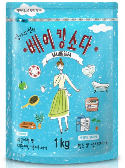 엄마의선택 베이킹소다, 1kg, 1개